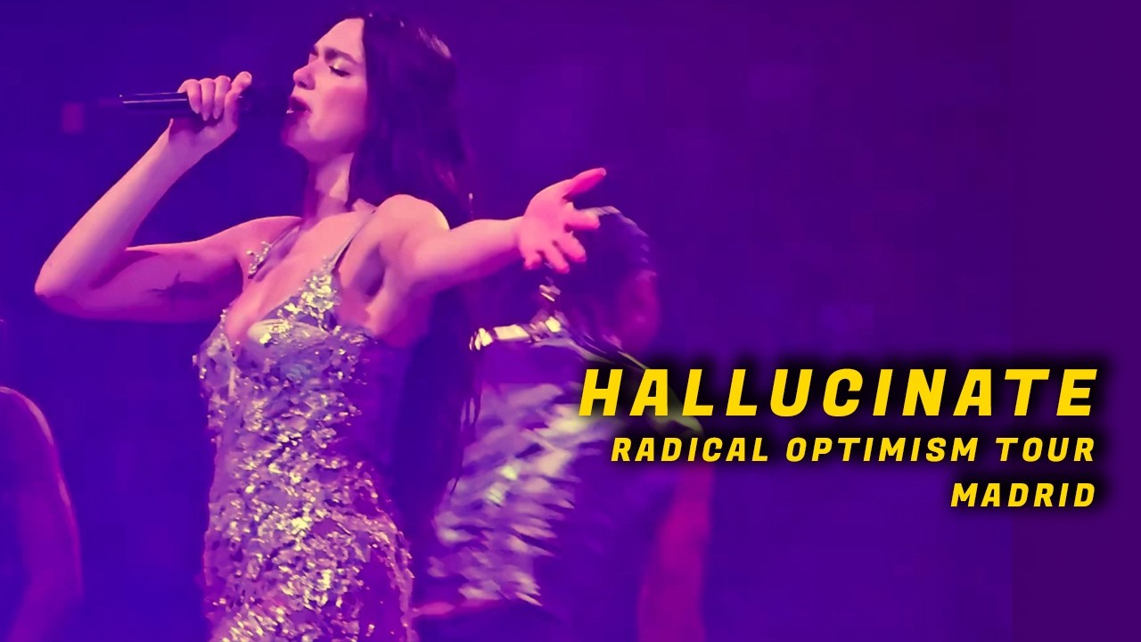 Dua Lipa Hallucinate Live Delivers Hot Dance Moves | Radical Optimism Tour Madrid