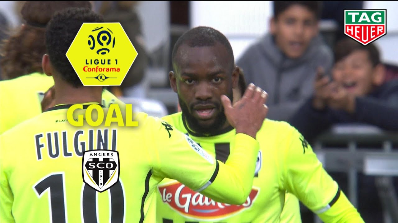 Goal St&eacute;phane BAHOKEN (40') / Girondins de Bordeaux - Angers SCO (0-1) (GdB-SCO) / 2018-19