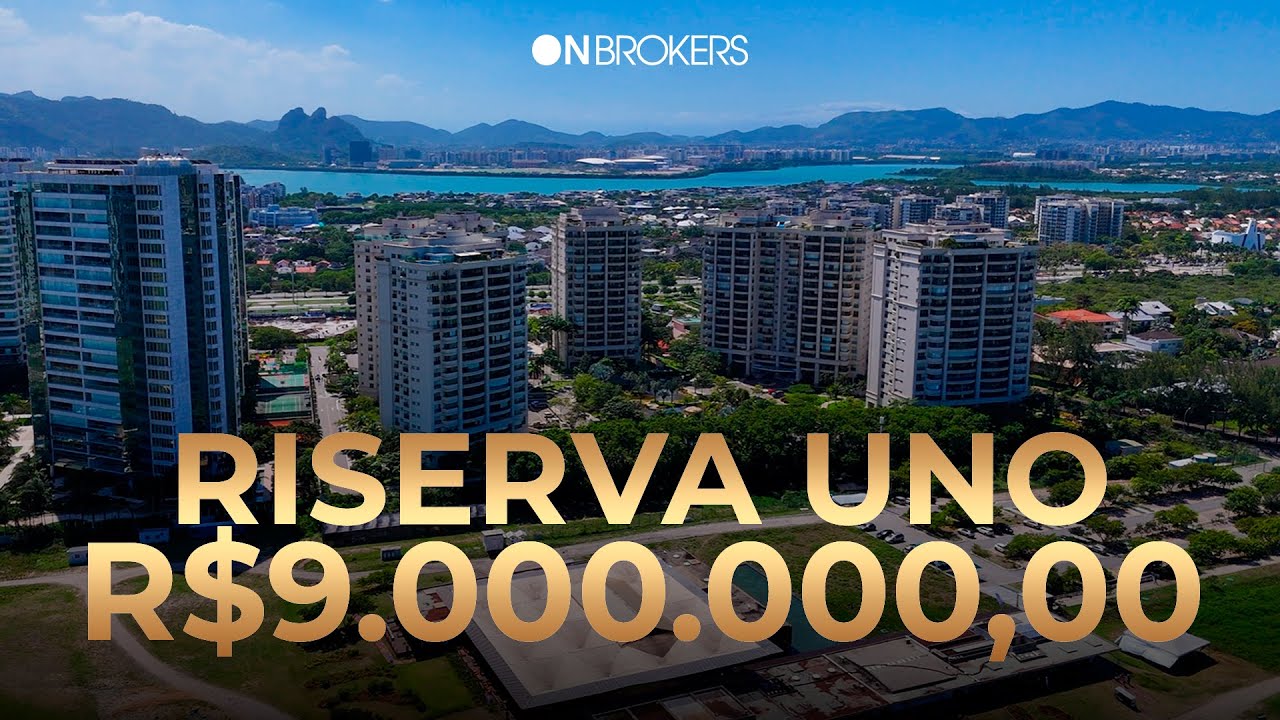 Apartamento de Luxo no Riserva Uno – 5 Suítes, Vista Mar