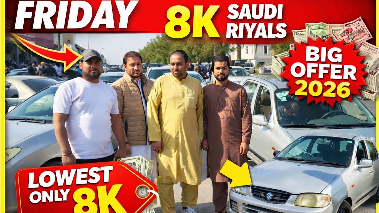 Friday Used Cars Market | Low Budget Used Cars only 8K | Second Hand Cars in Riyadh | Cars For Sale 