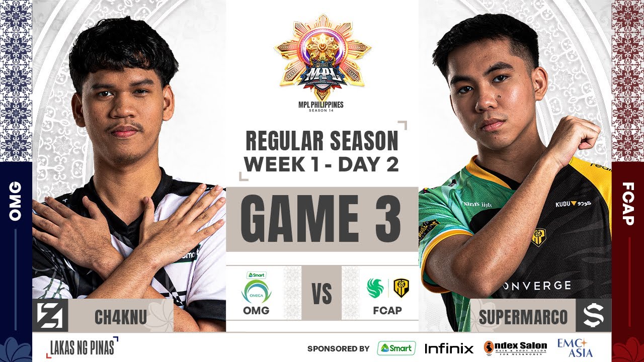 MPL PH S14 - W1D2 - FCAP VS OMG GAME 3