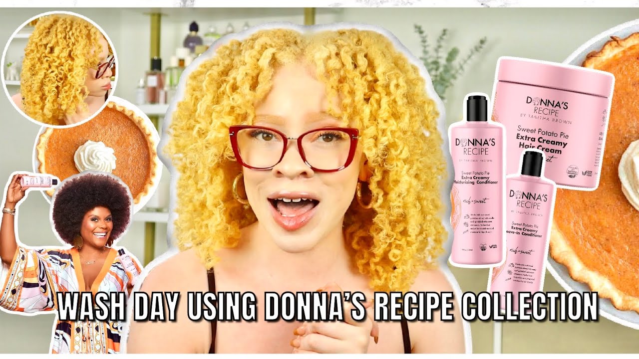TABITHA BROWN HAIR CARE LINE DONNA'S RECIPE ON TYPE 4 HAIR | Iyana LeShea