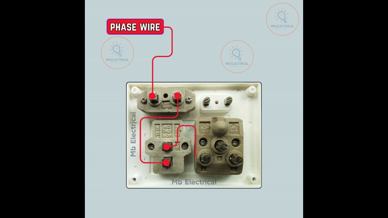 16amp SS Combined Box Connection #electrical #electricalnetwork #electrician