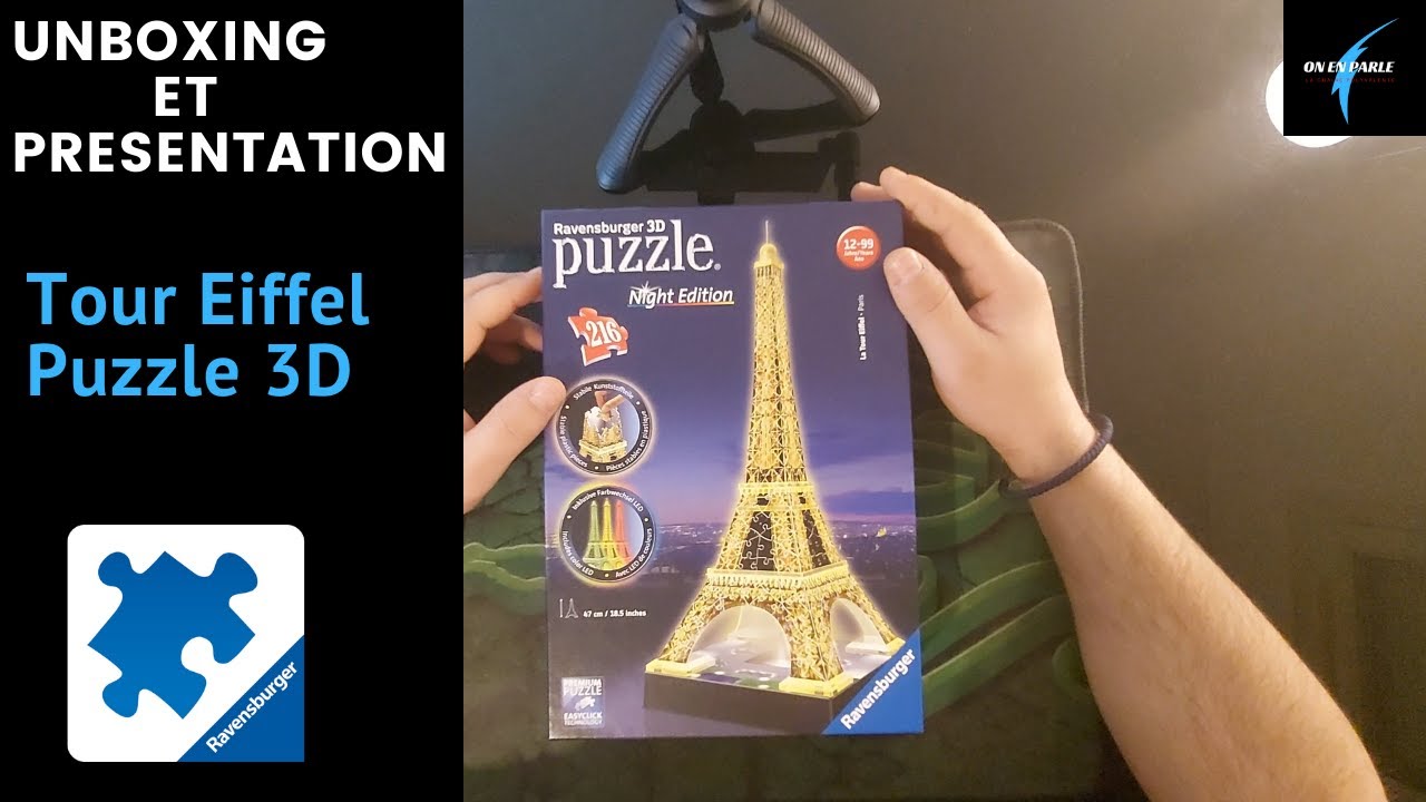 Tour Eiffel Puzzle 3D Night Edition Ravensburger