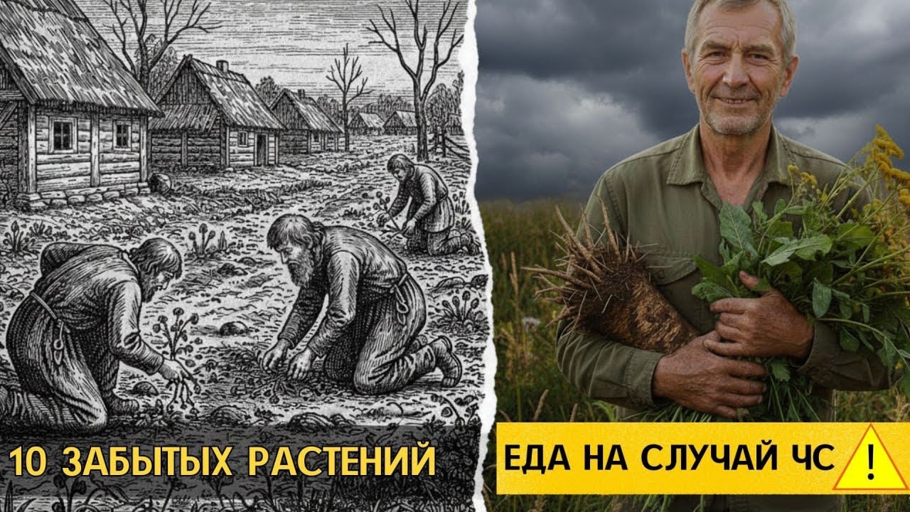10 ЗАБЫТЫХ растений-кормильцев под видом сорняков. Они спасали в войну и голод!
