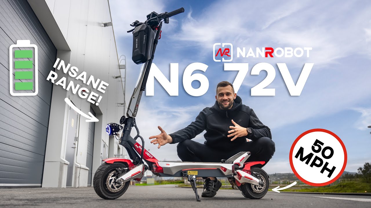 NANROBOT N6 72V Review: This 50MPH Electric Scooter is DANGEROUSLY Loaded!