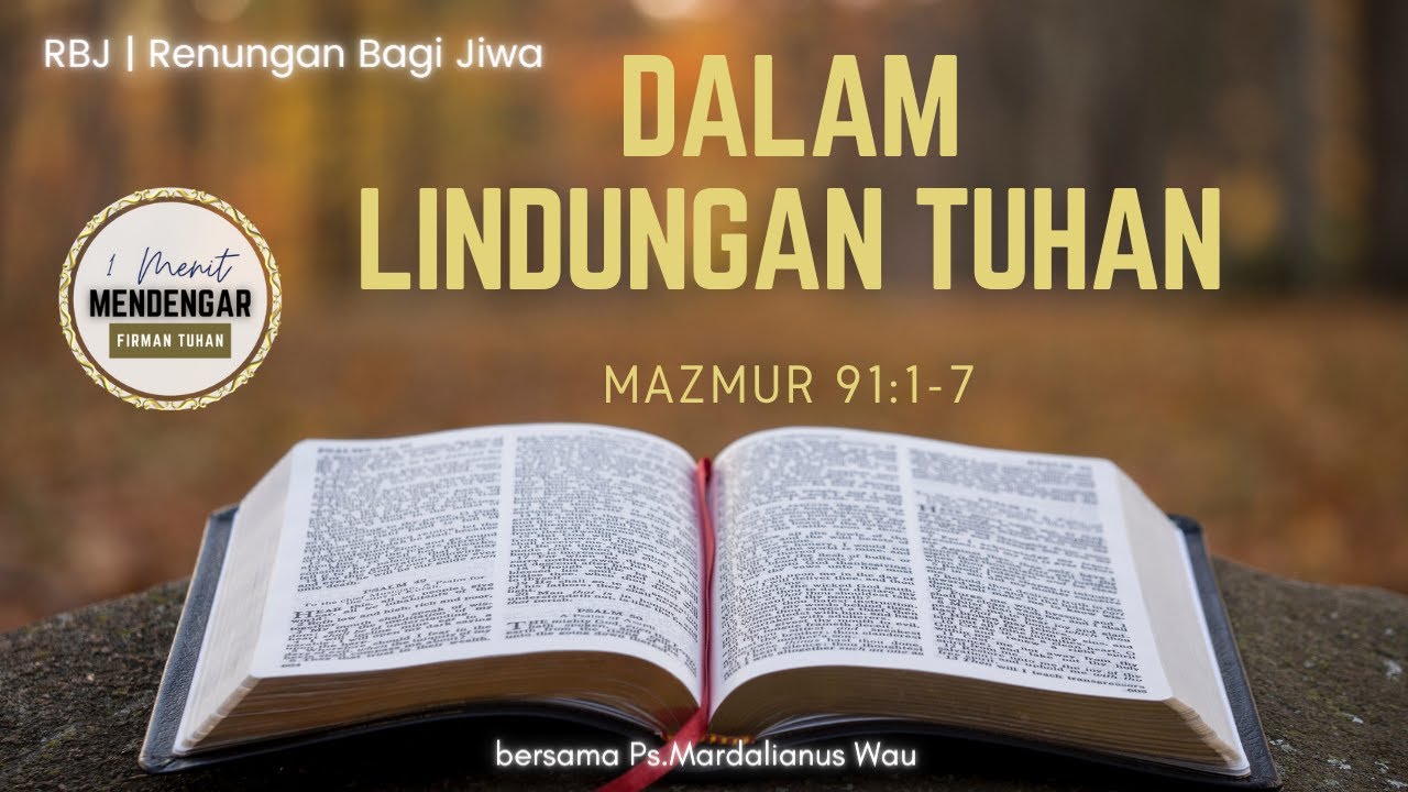 1 Menit Alkitab Berkata | MAZMUR 91:1-7
