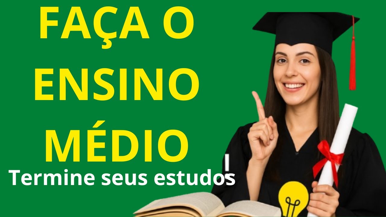 NOVA EJA ONLINE (SEMI PRESENCIAL)- Termine Seus Estudos (Diploma Do Ensino M&eacute;dio)