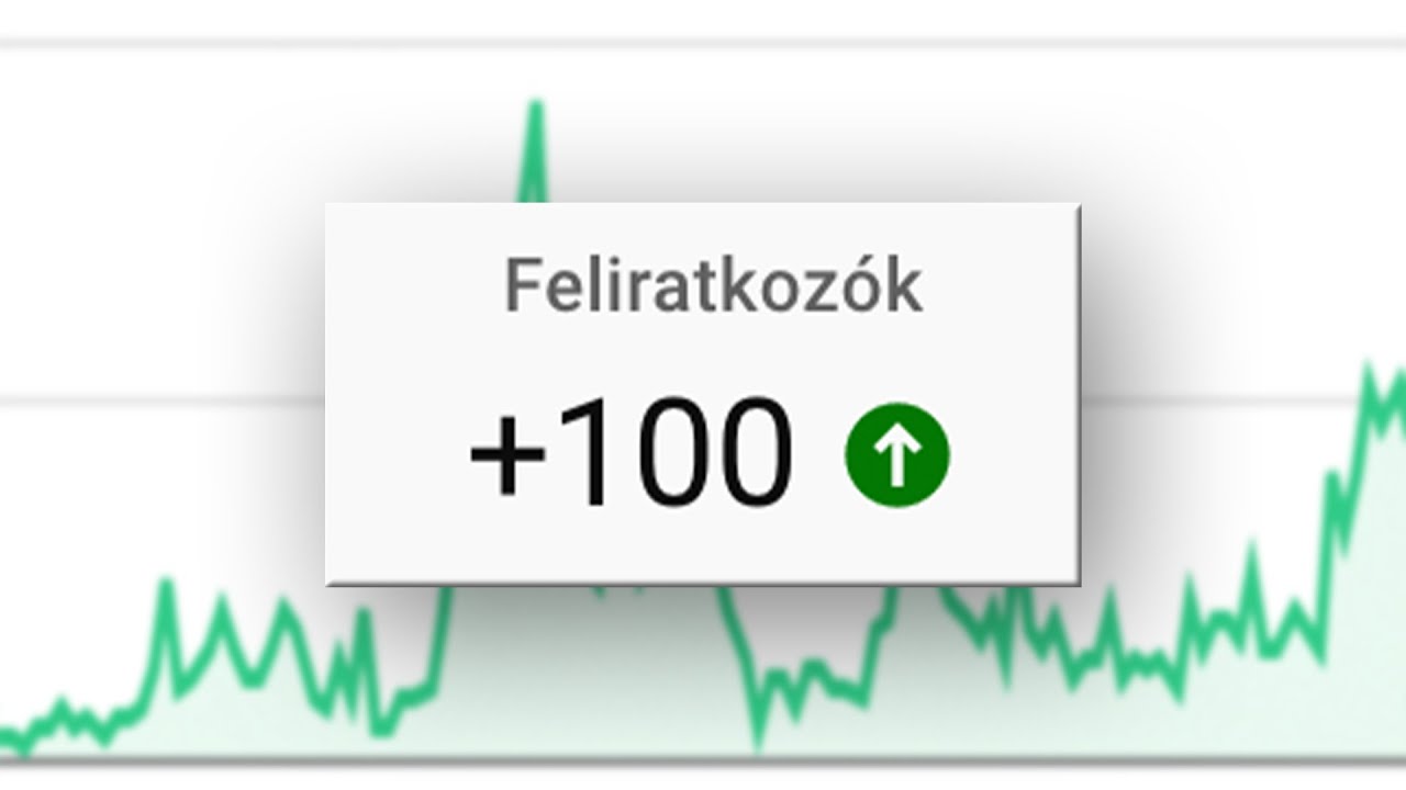 Első 100 feliratkozó megszerzése