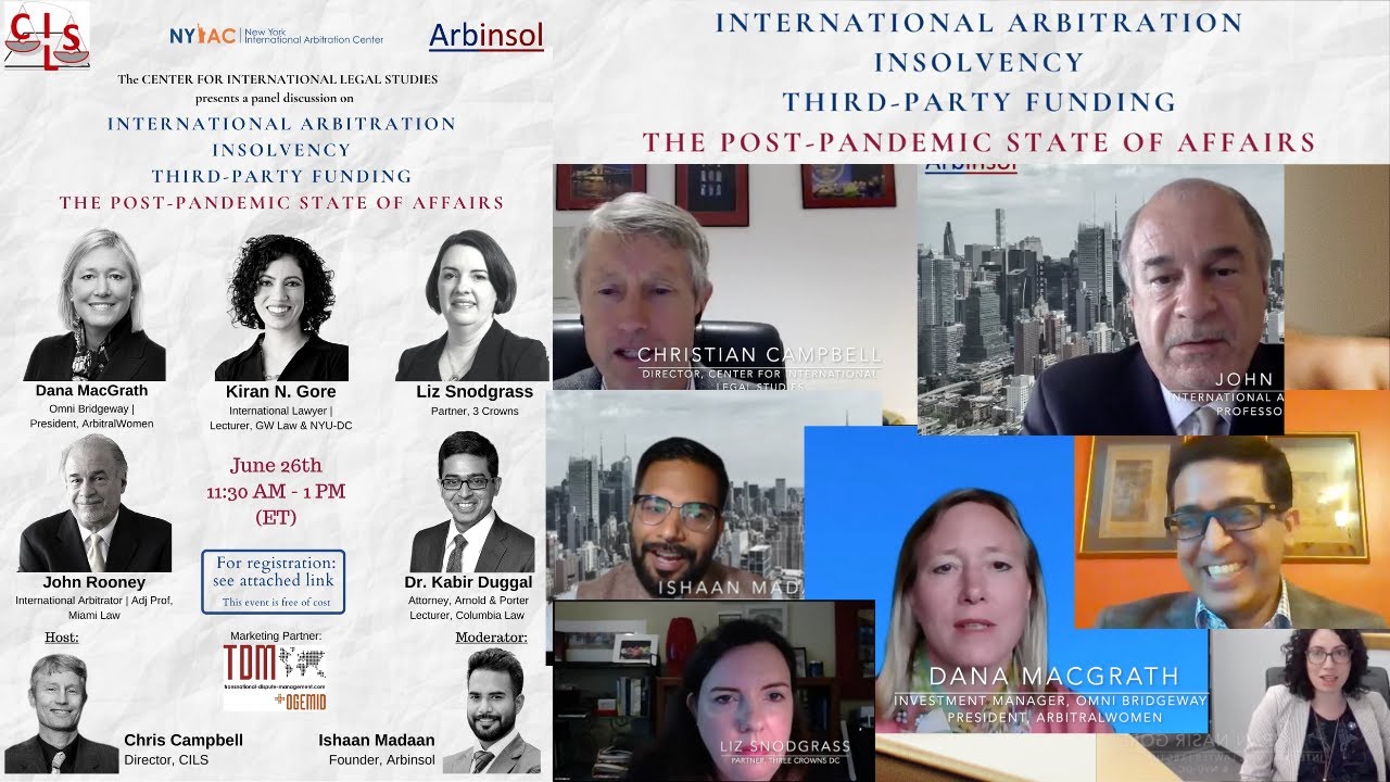 Panel Discussion: International Arbitration | Insolvency | Third-Party Funding