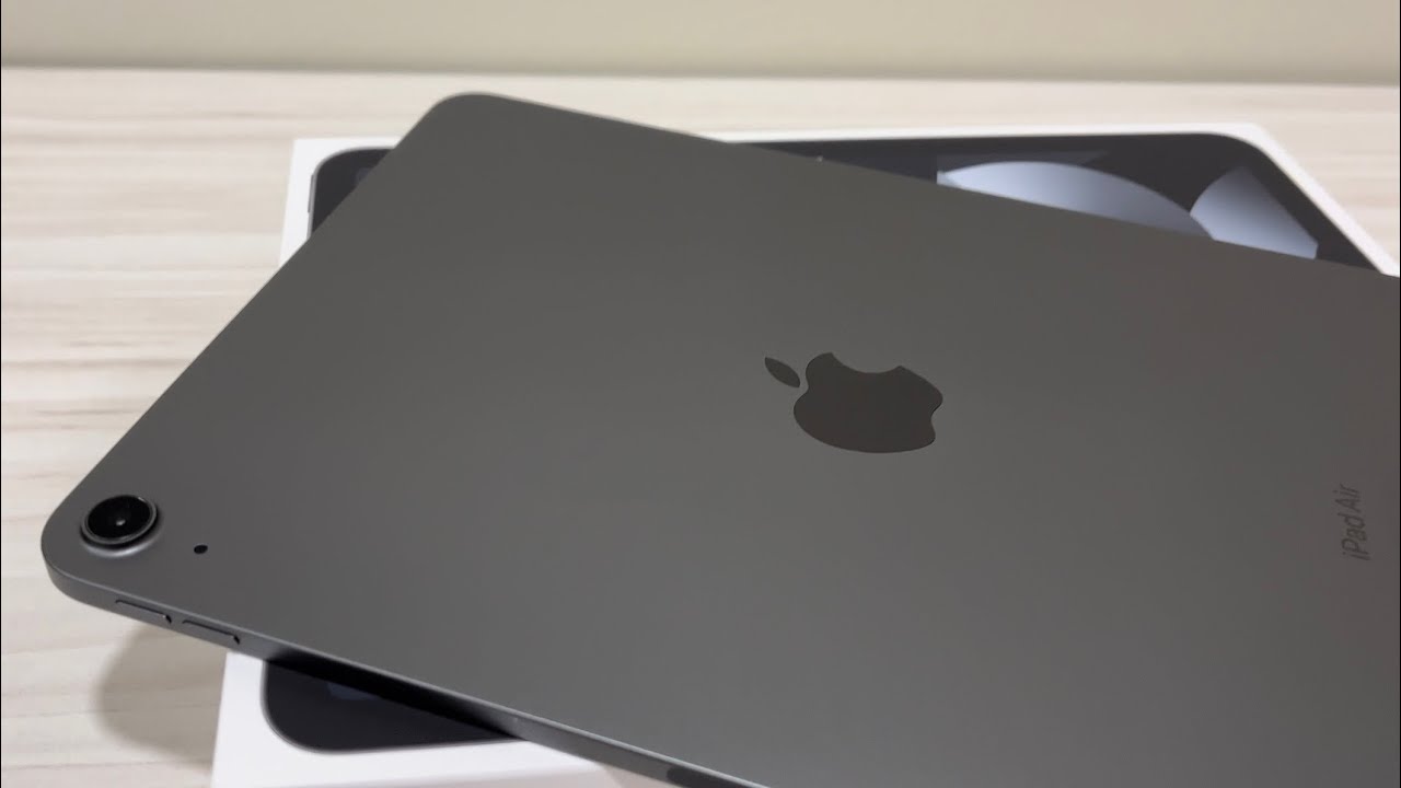 ASMR 2022 iPad Air 5 Space Grey (WiFi) 256GB Unboxing