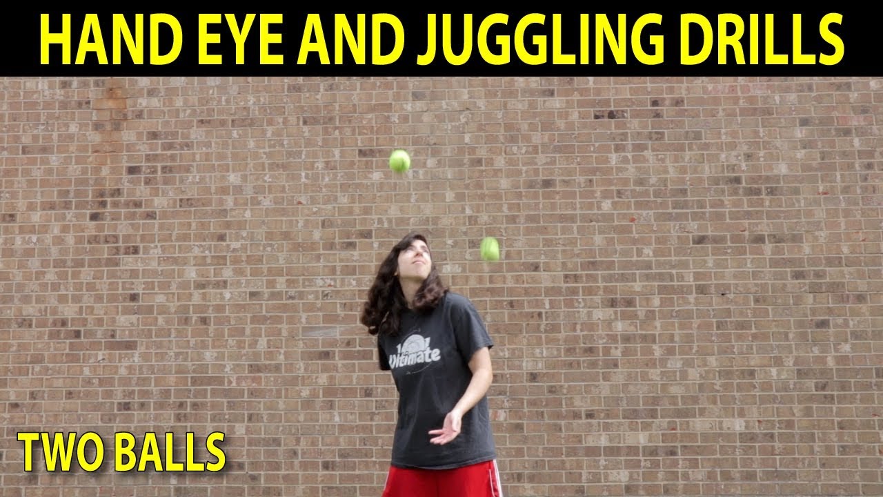 Hand Eye Coordination Drills and Training / Juggling Drills (Two Balls)