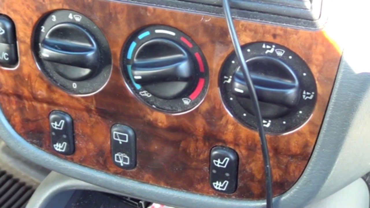 Mercedes ML320 No Heat or Air Conditioner