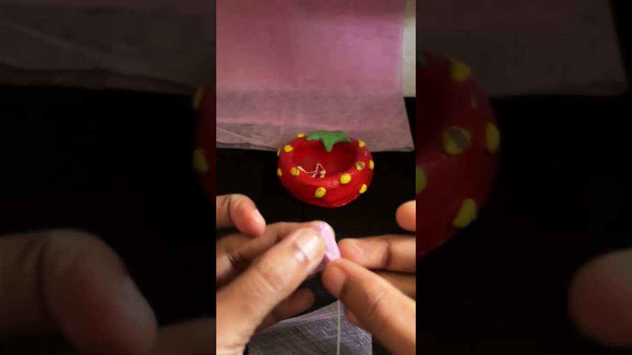 siple flower using organic cloth