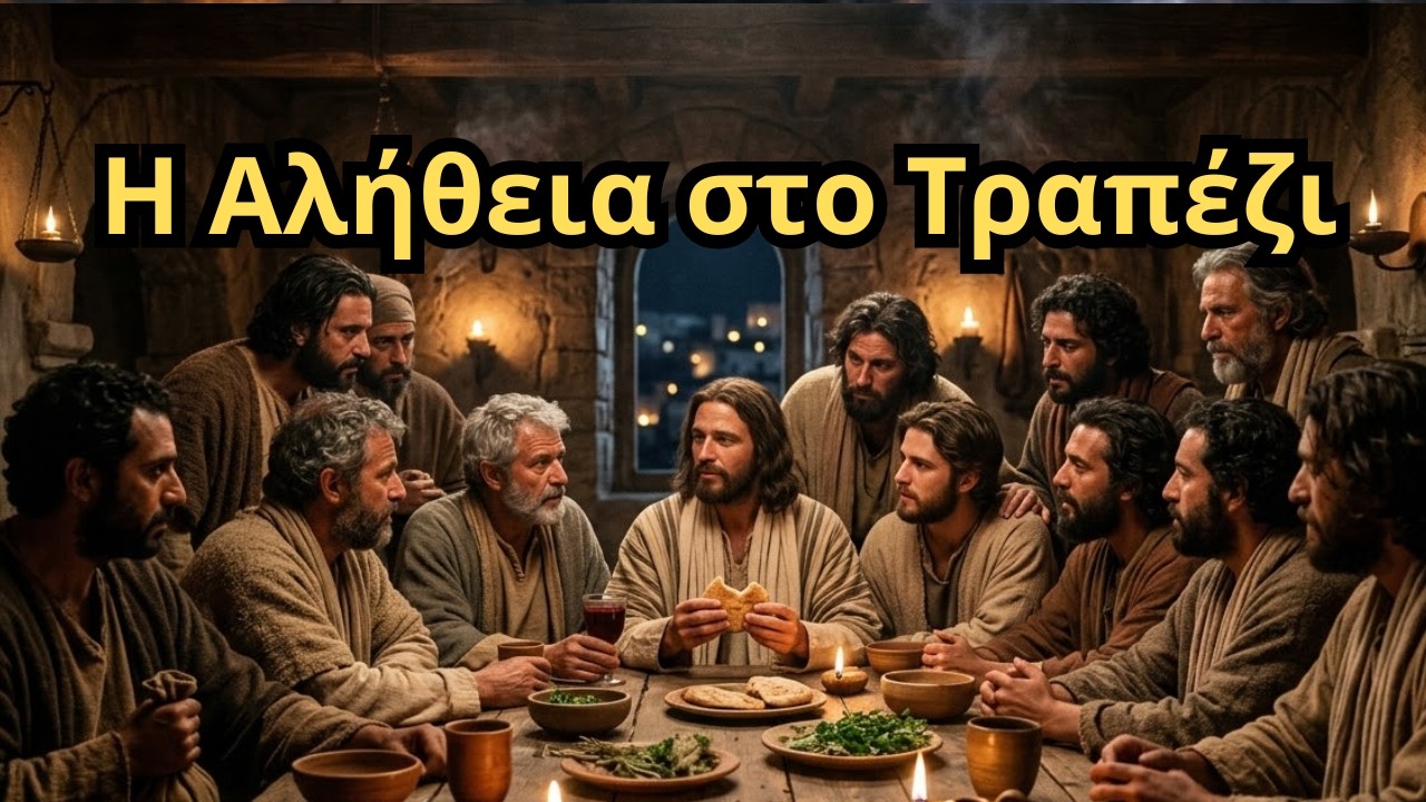 Τι έφαγαν πραγματικά ο Ιησούς και οι Απόστολοι στον Μυστικό Δείπνο | Ανακατασκευή με AI