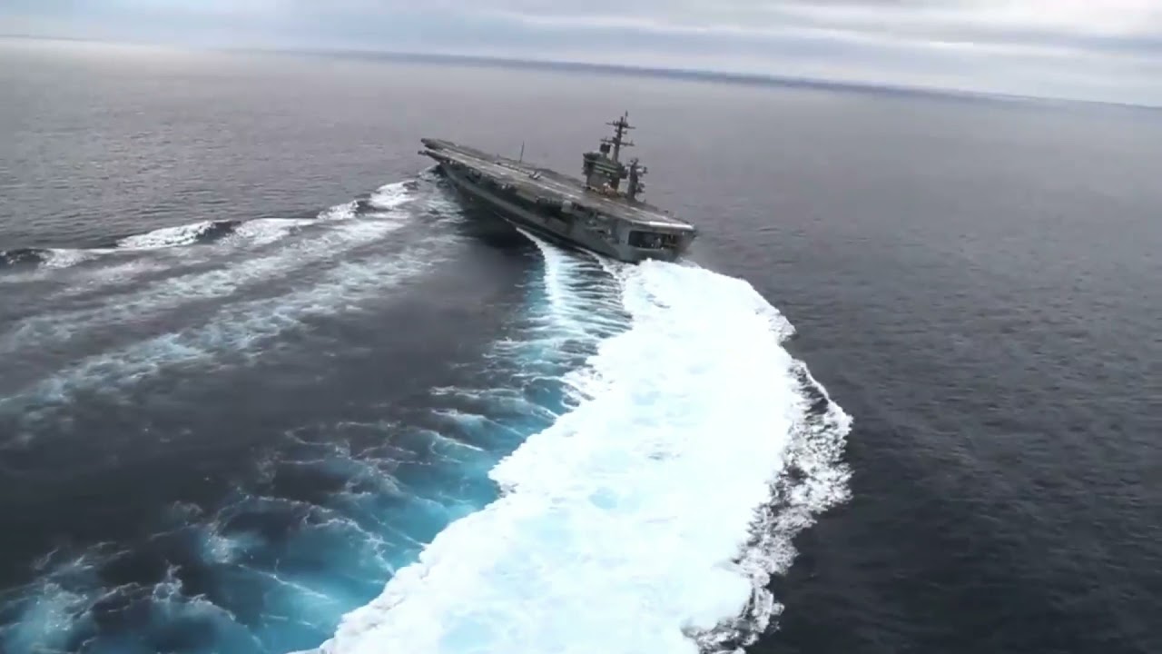 USS Abraham Lincoln High-Speed Turns