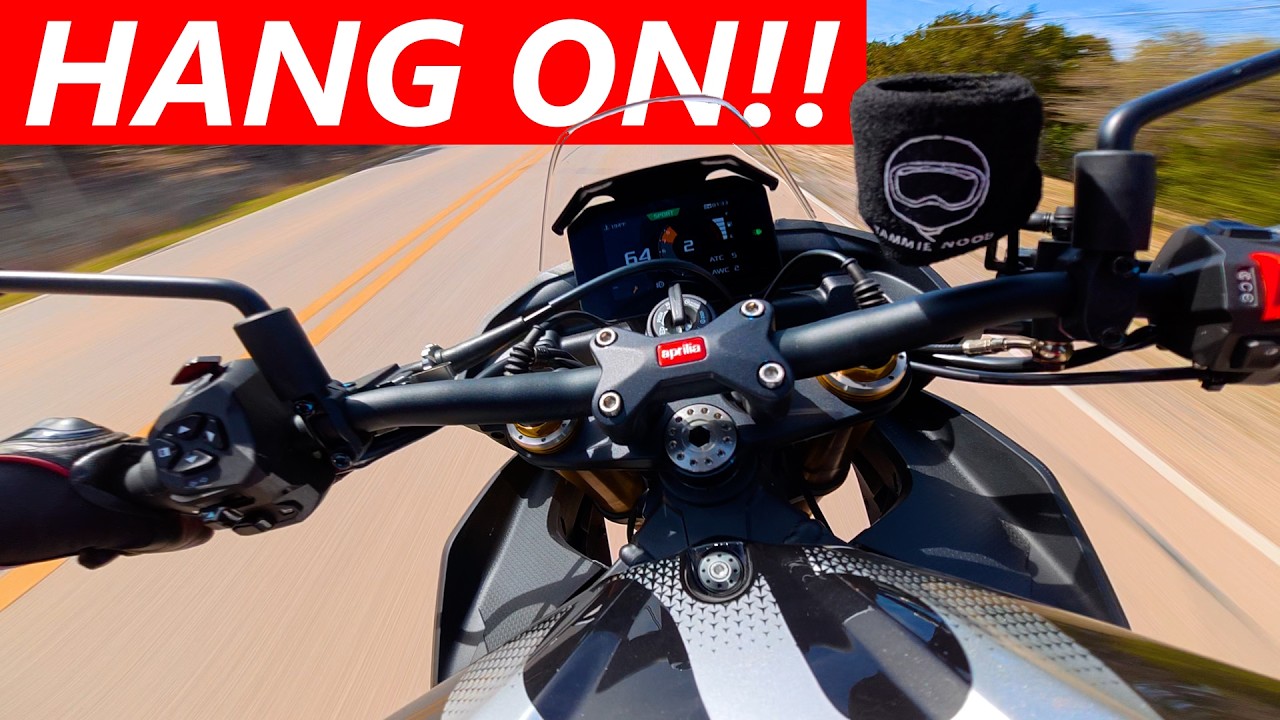 This Bike Will Make You Lose Your License (Aprilia Tuono V4)
