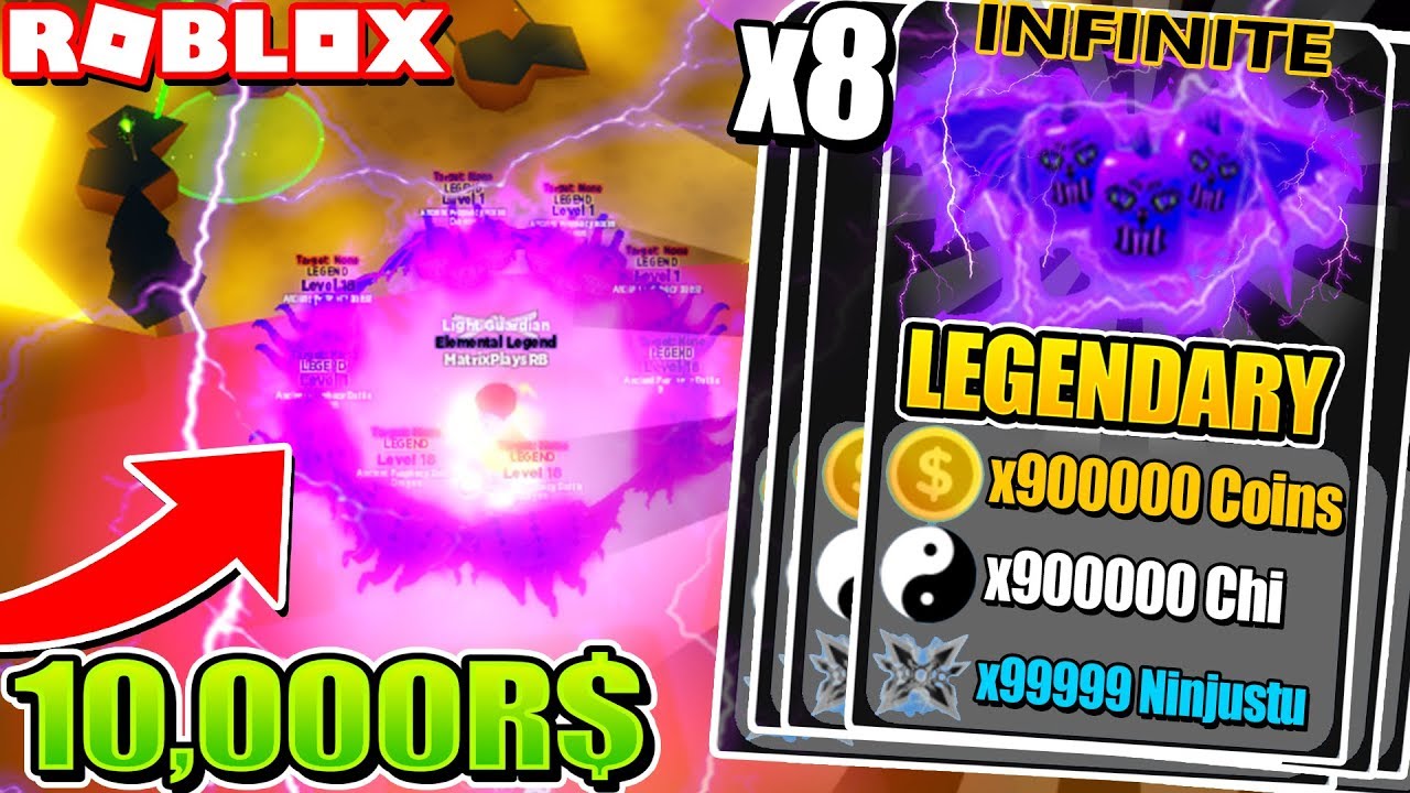Я потратил 10 000 R$ на *СУПЕР-ЛЕГЕНДАРНЫХ ПИТОМЦЕВ* в новом обновлении NINJA LEGENDS! (Roblox)