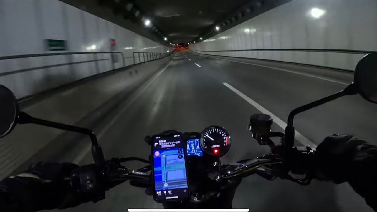 z900rs se  Maverick  exhaust Tokyo night ride