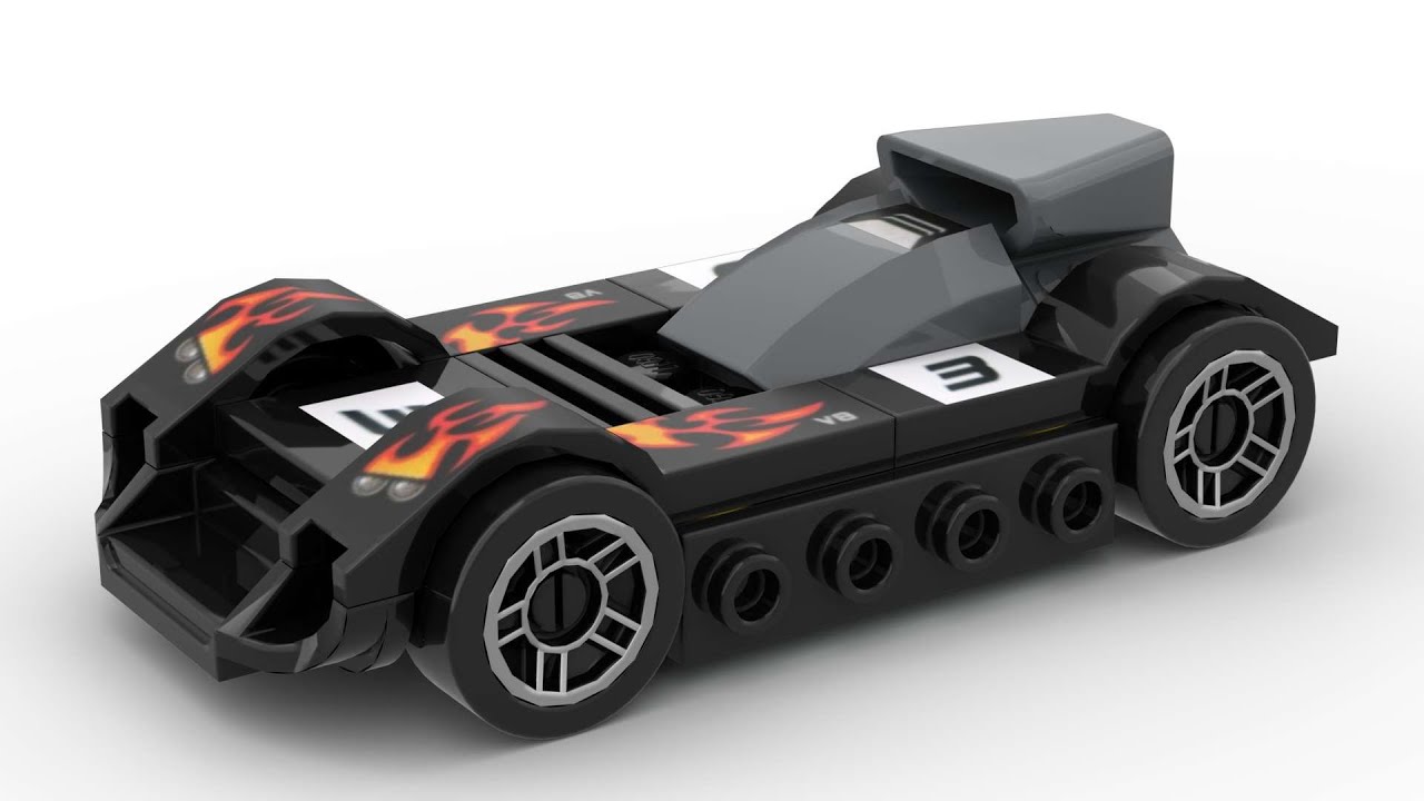 Lego 7802 Le Mans Racer Speed Build Studio Bricklink LDD by PLegoBB