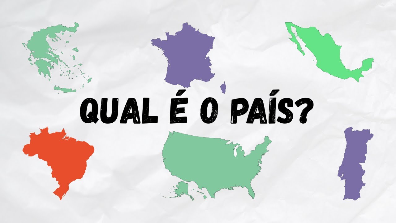 ADIVINHE 30 PAÍSES PELA FORMA - Quiz de Geografia 🌎