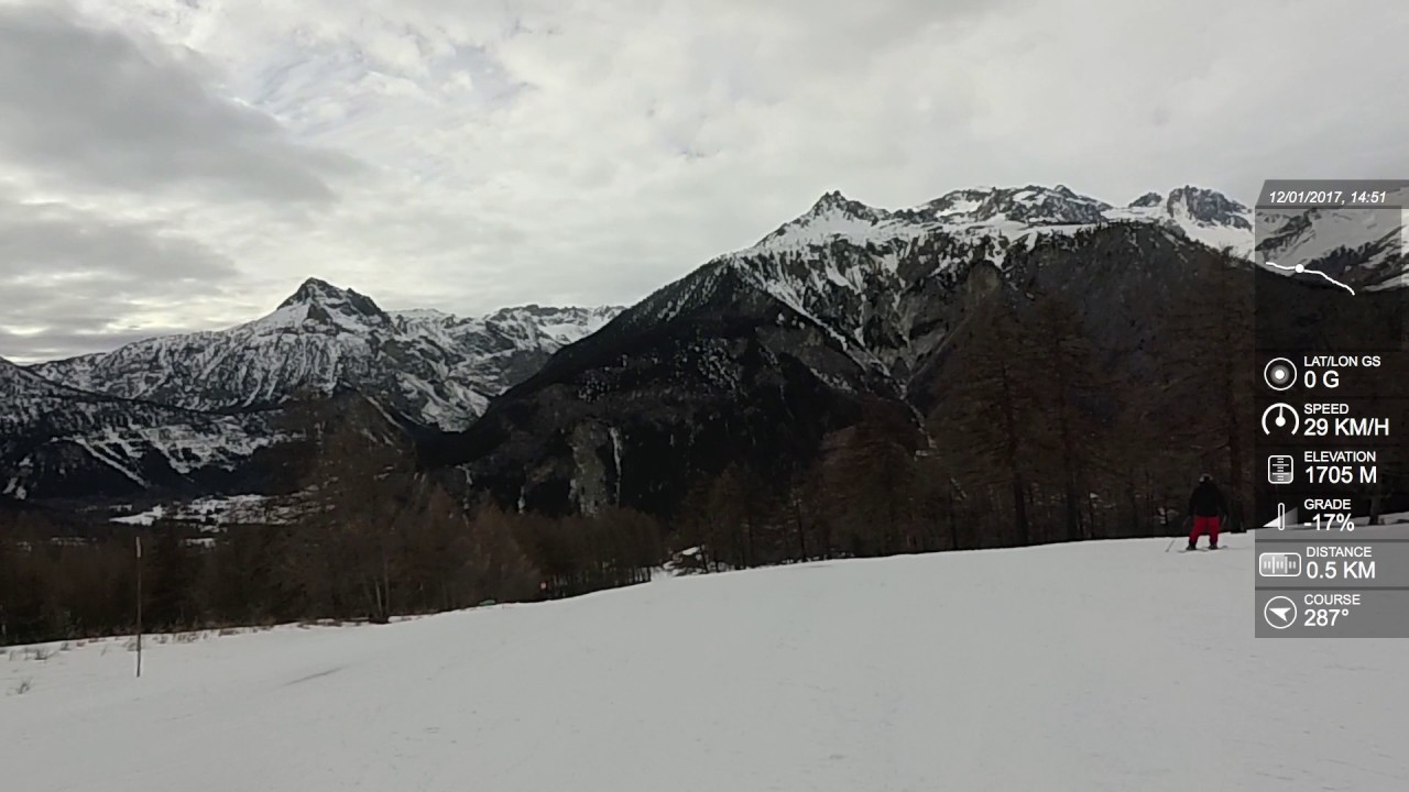 Skiing in Bardonecchia - Campo Smith : Sole (red)