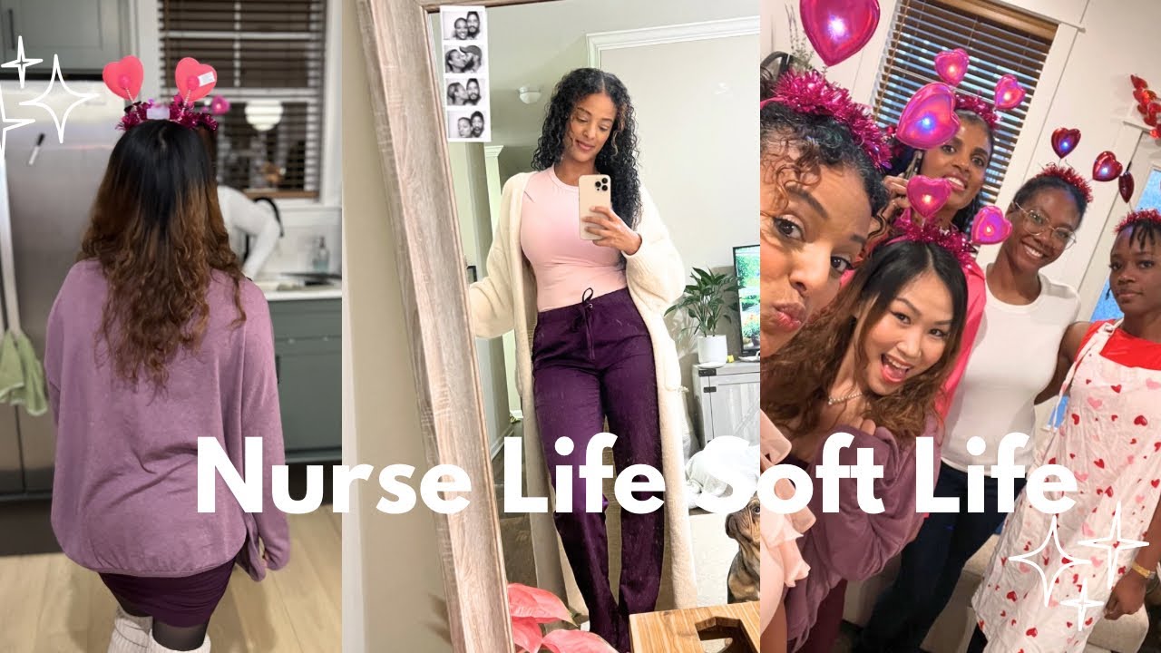 Balancing Nurse Life, Pottery & Galentine’s Day | Overtime Vlog
