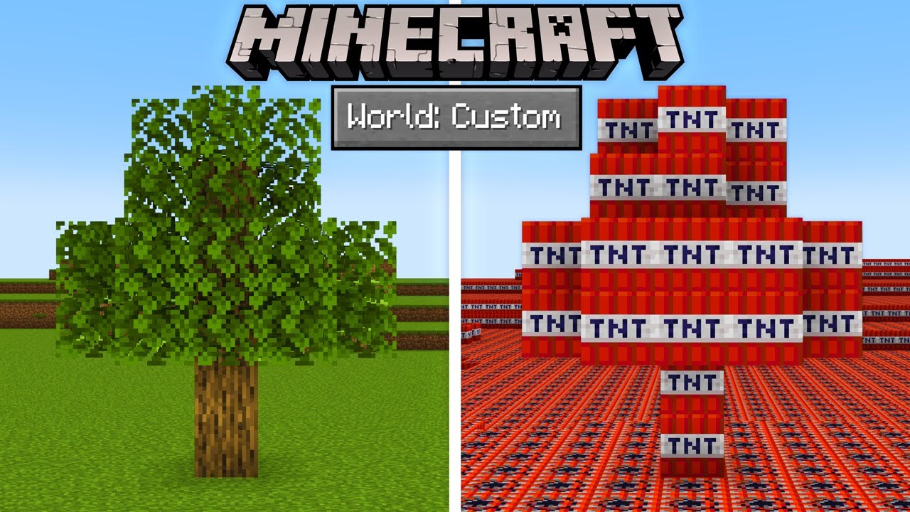 Minecraft, но есть и пользовательские миры...
