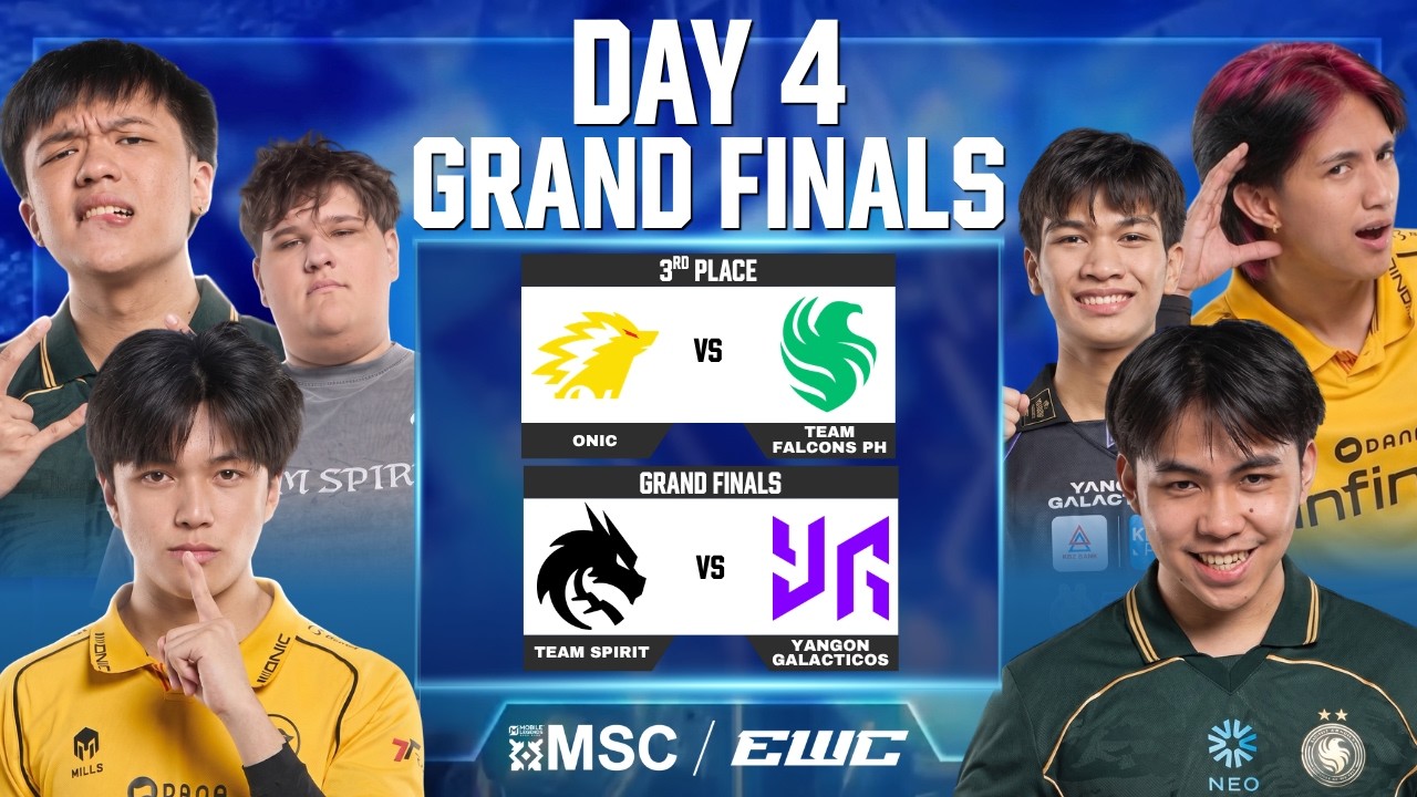 Team Spirit vs Yangon Galacticos Grand Finals MSC AT EWC 2026