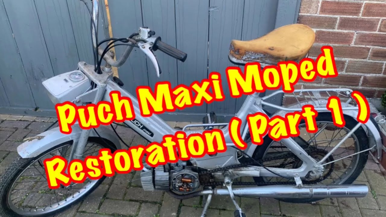 Puch Maxi Moped 1976 restoration ( First video of many ) Part 1