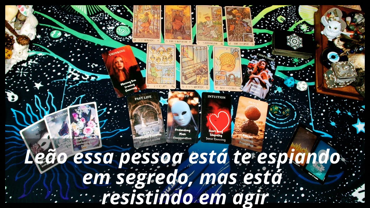 Leão 1ºdec essa pessoa está te espiando em segredo, mas está resistindo em agir