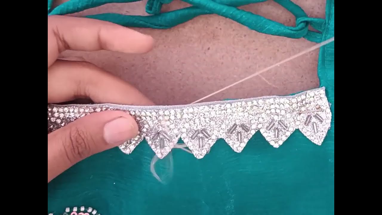 Blouse Neck Design: Stylish Demand Lace का कमाल”