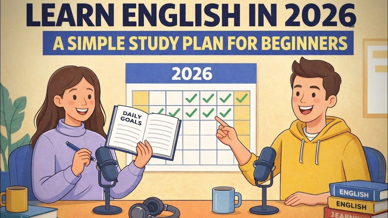 How Learn English in 2026 | A Simple Study Plan for Beginners | English Podcast