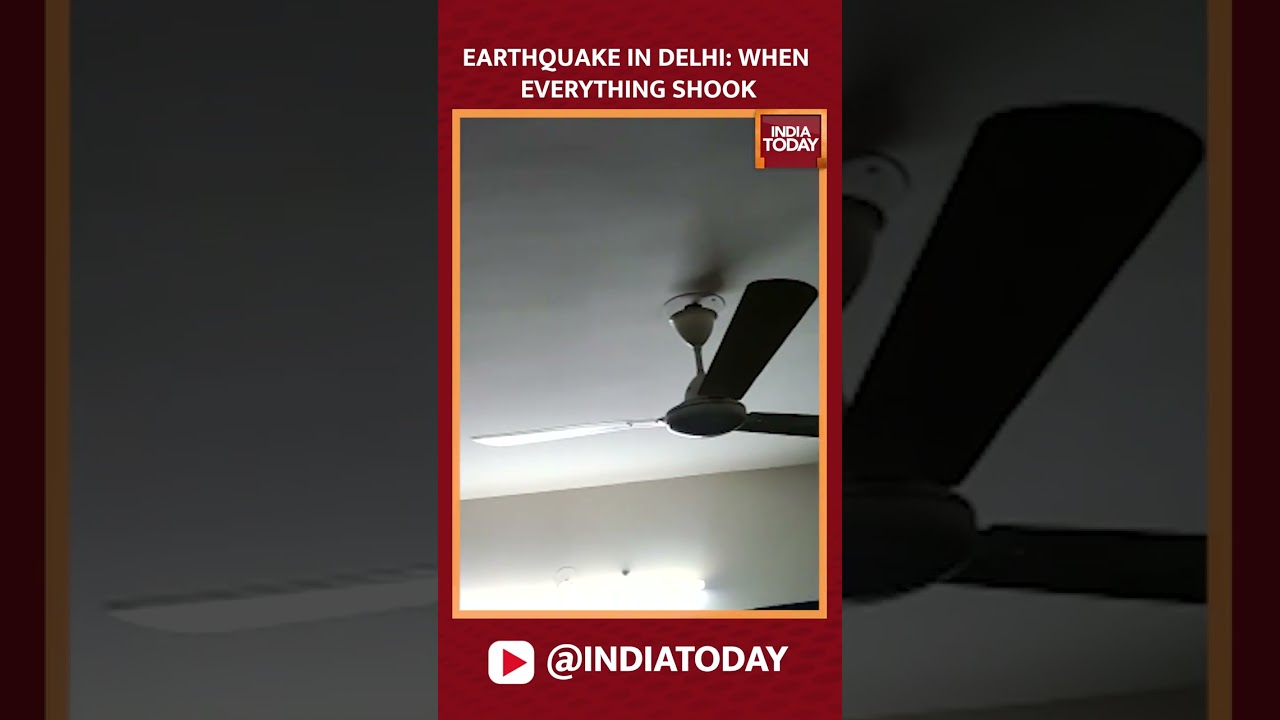 Watch: Earthquake In Delhi-NCR, Strong Quake Jolts North India #shorts