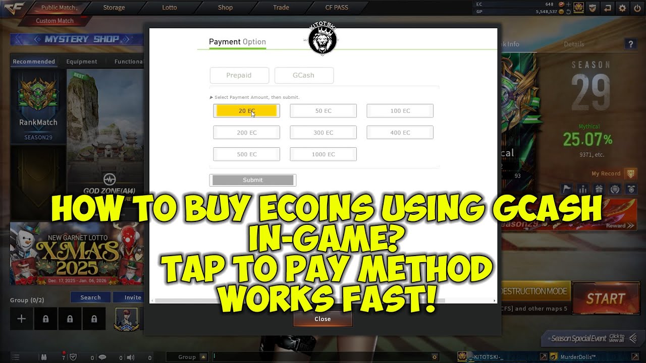 CFPH: Buy Ecoin - Tap to Pay only using Gcash! [100% Working!!!]