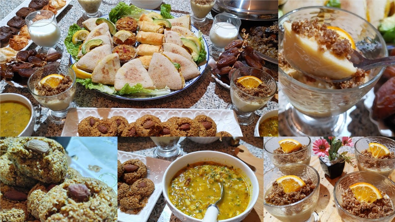 ضيوف رمضان🌙فطور عشا سحور مالح وحلو تحلية لانشا لاسكر مملحات،شربة،حلوة بالنخالة
