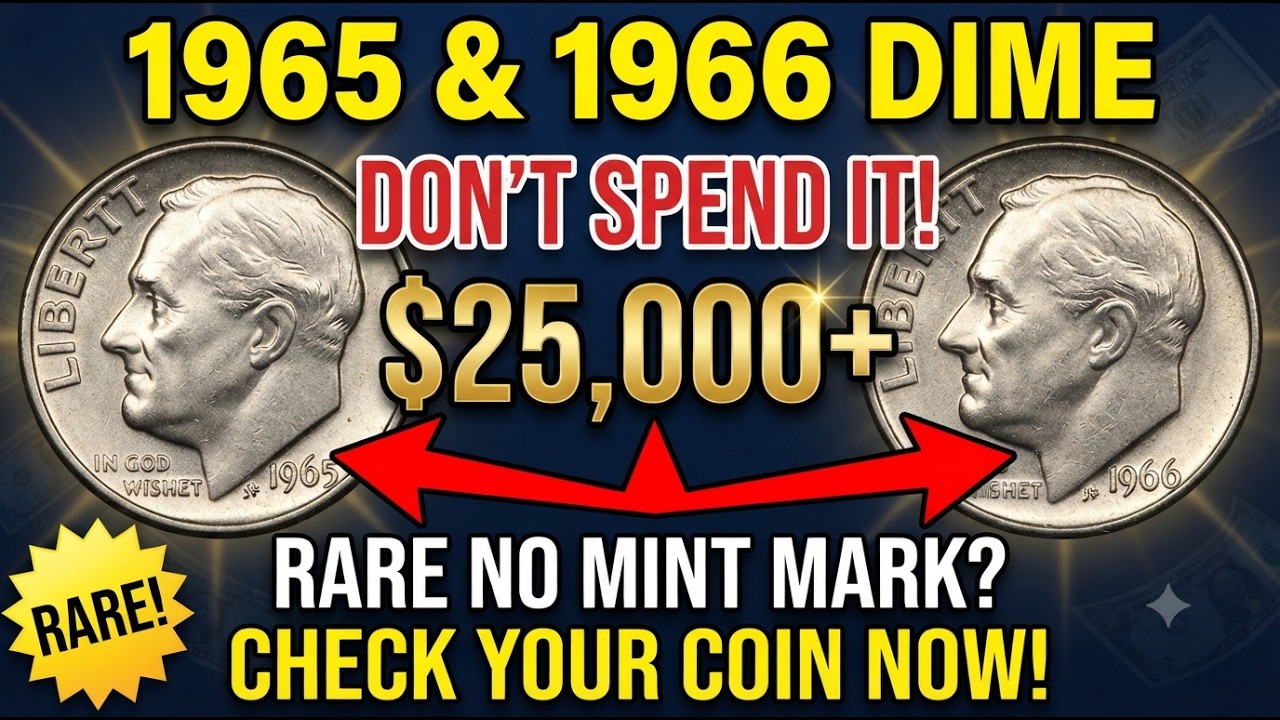 Rare 1965 and 1966 One Dime Coins Worth Money | USA Coin Value Guide