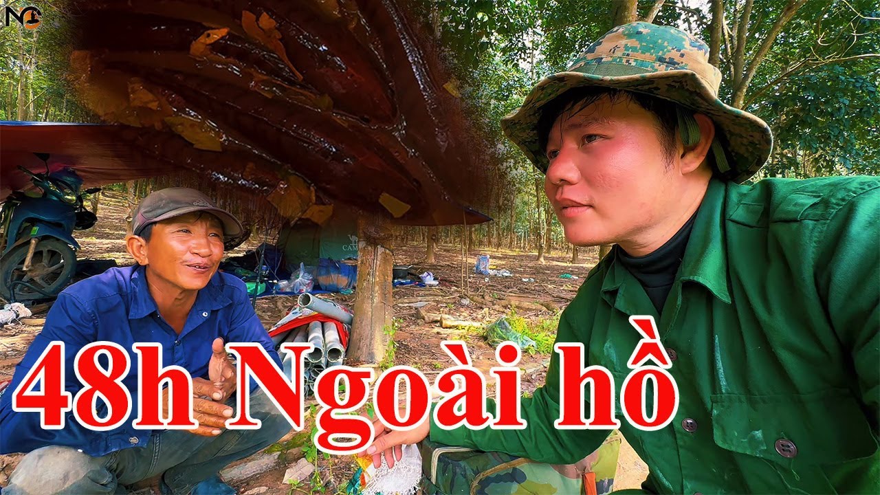 2 Ngày 2 đêm ngoài hồ cùng anh em khi nghe tin cá lóc ăn rất mạnh