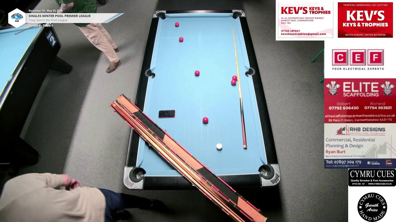 Taylor Thorley Vs Aaron Jenkins Winter Pool Premier League