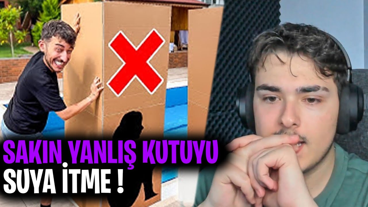 Baran / SAKIN Yanlış GİZEMLİ KUTUYU Suya İtme (Seçim Yap) ?! İzliyor