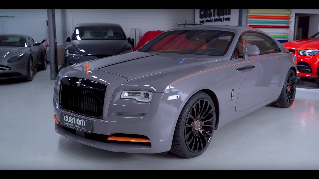 MIREL RADOI | ROLLS ROYCE WRAITH MANSORY | PLATINUM WRAPPING FILM | KRYTEX | CUSTOMTUNING | EP3