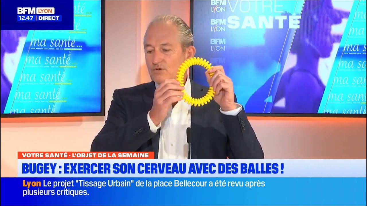 Le Brain Ball dans le magazine Ma Santé sur BFM Lyon