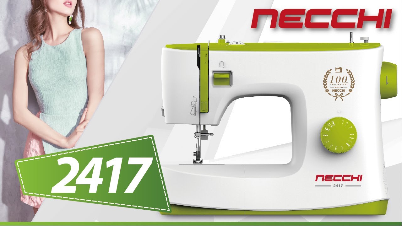 Швейная  машина NECCHI 2417 | Заправка, характеристики, комплектация