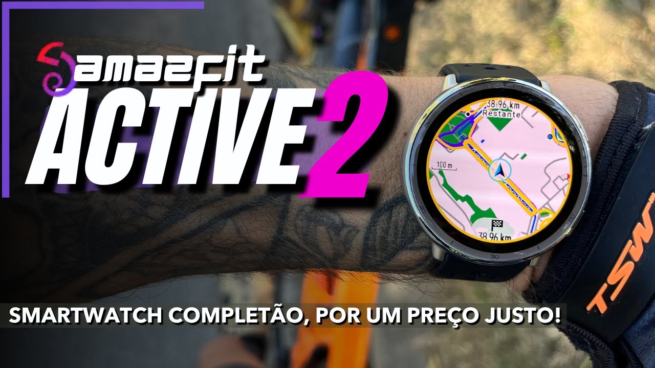 AMAZFIT ACTIVE 2 - review completo + teste de bike