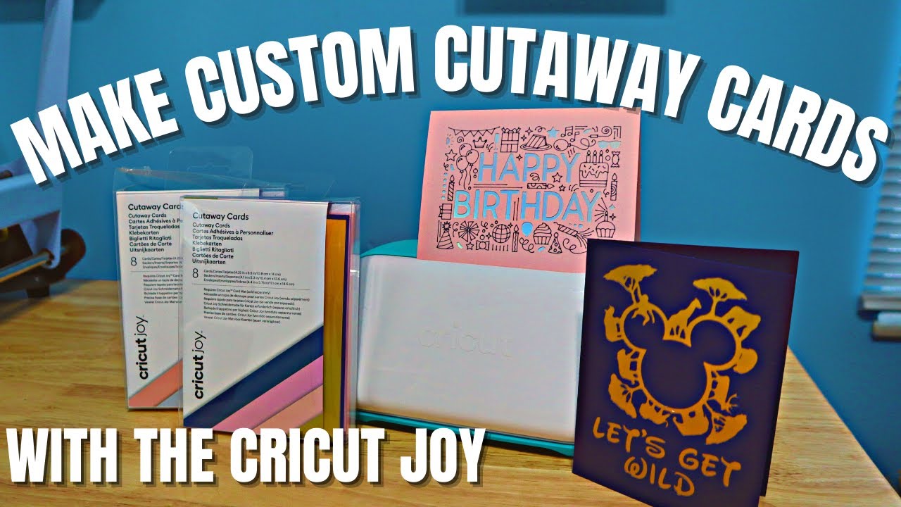How to make a cutaway card with the Cricut Joy Personalized greeting cards beginner project