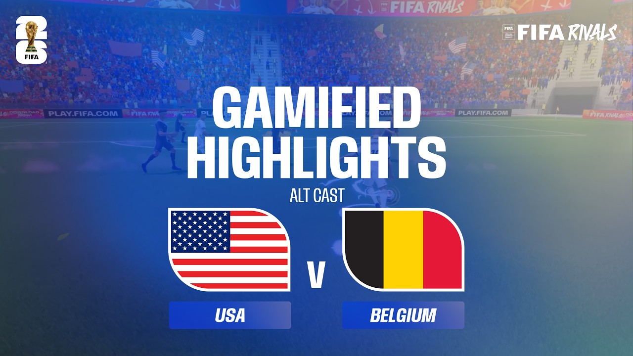 Alt Cast Highlights: USA v Belgium | FIFA World Cup 2026&trade;