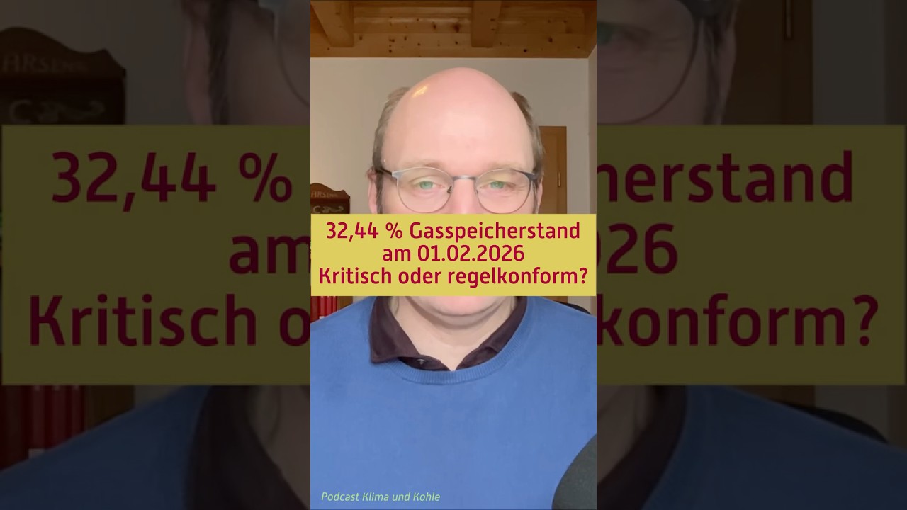 32,44 % Speicherstand - kritisch oder regelkonform?