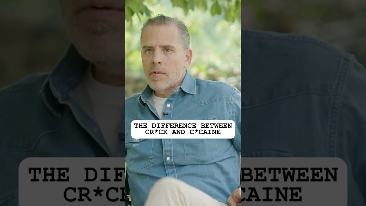 Hunter Biden on why crack is so addictive