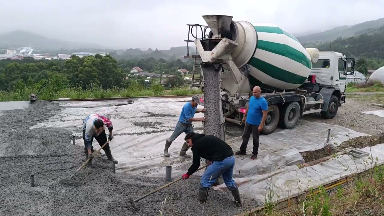 HOW TO MAKE A CONCRETE SLAB WITH FIBER 2
