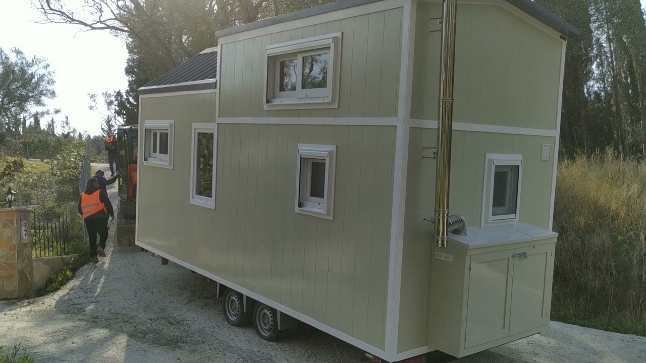 DORIAN Tiny house Corfu /Κέρκυρα Μεταφορά και τοποθέτηση